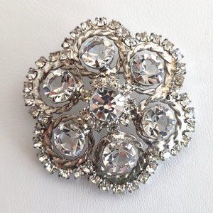 Vintage Rhinestone Brooch